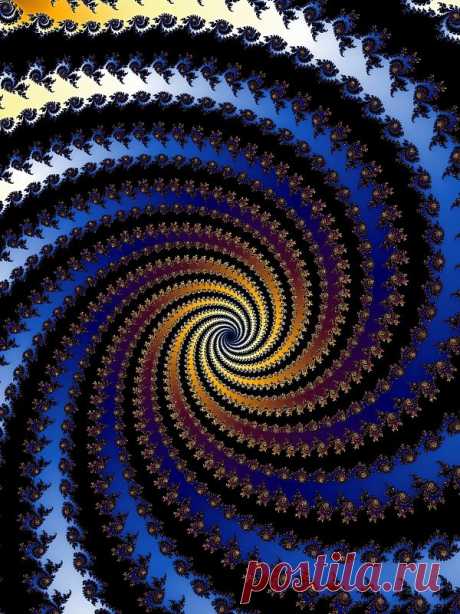 Patterned Fractal Spiral  Free Stock Photo HD - Public Domain Pictures