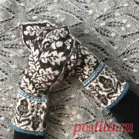Варежки &quot;Желудь&quot; от Дженни Лорефорс. Узор
