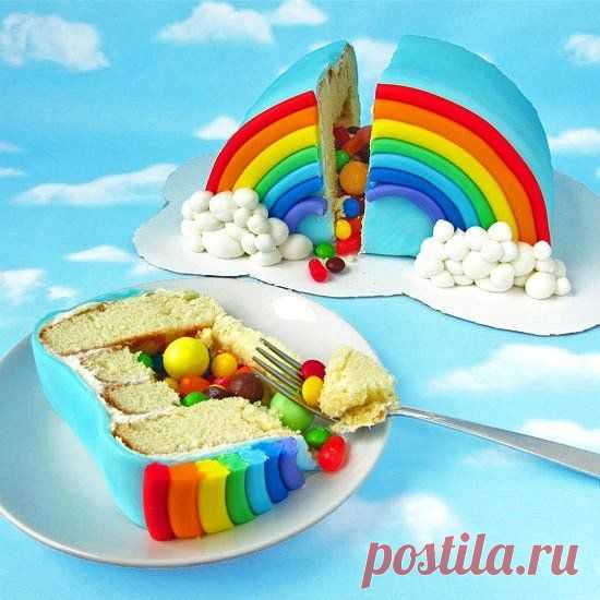 Радужный торт