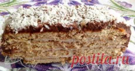 ТВОРОЖНО-БАНАНОВЫЙ ТОРТ ИЗ ПЕЧЕНЬЯ БЕЗ ВЫПЕЧКИ