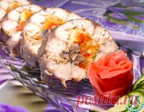Рулет из скумбрии с овощами – кулинарный рецепт