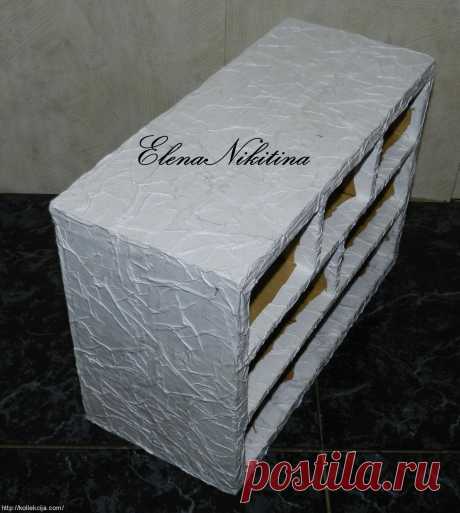 комод из  картона
