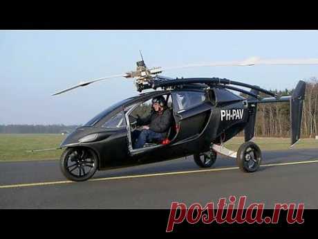 Голландский серийный пепелац - Блоги - Helicycle автомобиль Transition около Terrafugia
