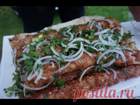 Caucasian chicken kebab/Люля кебаб из курицы