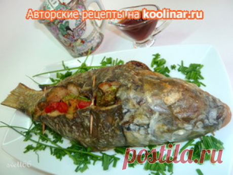 Карп наш...фарширован по-китайски, с китайским же соусом пошаговый рецепт с фотографиями