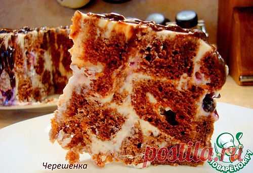 Шоколадный торт с творожно-йогуртовым кремом. Olena731