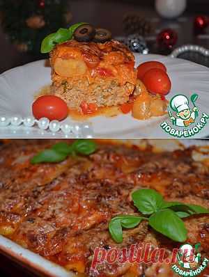 Мясная запеканка с овощами - кулинарный рецепт