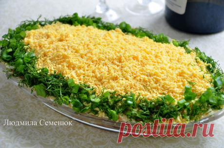 Салат &quot;Золотая рыбка&quot; со скумбрией - Рецепты от ХорошоГотовим.Ру