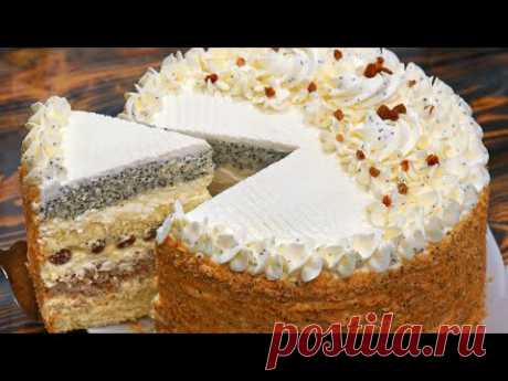 БЕСПОДОБНЫЙ Торт &quot;МОЙ КАПРИЗ&quot; Тает во рту! Бюджетный Рецепт Торт | Кулинарим с Таней