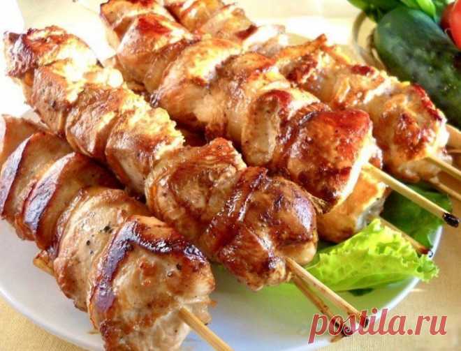 ​Шашлык из курицы в духовке