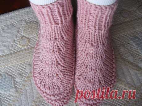 Носочки-боты Bulky Yarn Booty.