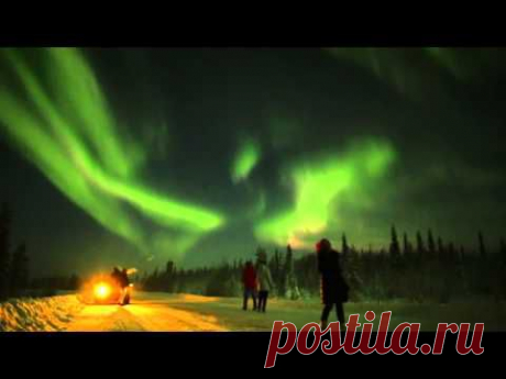 Полярное сияние. Кандалакша. 04.01.2015 - YouTube