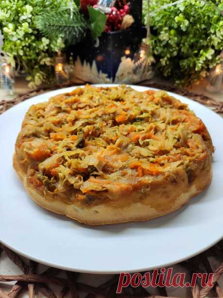 Кудрявый капустный пирог, который покорит вас обилием вкусной начинки. | "ОколоПП" | Яндекс Дзен