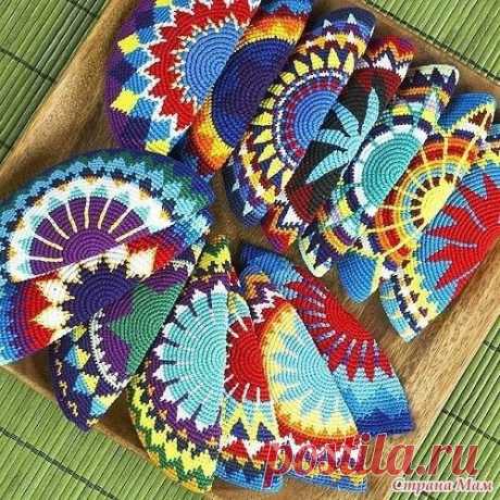 Круглые схемы для жаккарда крючком — DIYIdeas