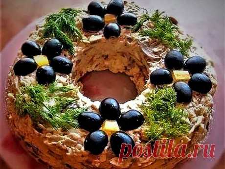 Невероятно вкусный салат &quot;Леший&quot; на праздничный стол
