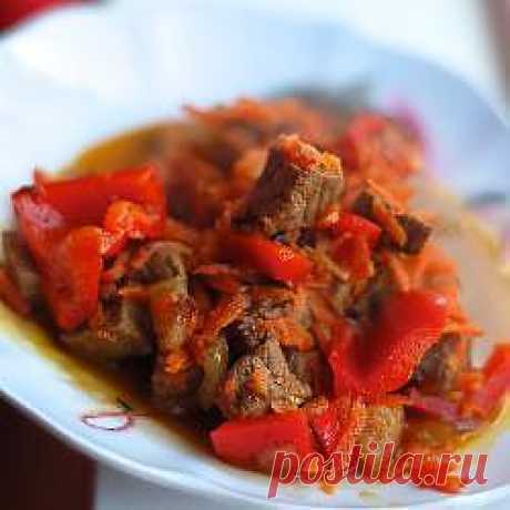 Рецепт: Мясной гуляш - все рецепты России