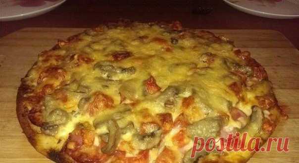 Супер быстрая и мега вкусная пицца. Делаю часто и без повода! Удивите родных!