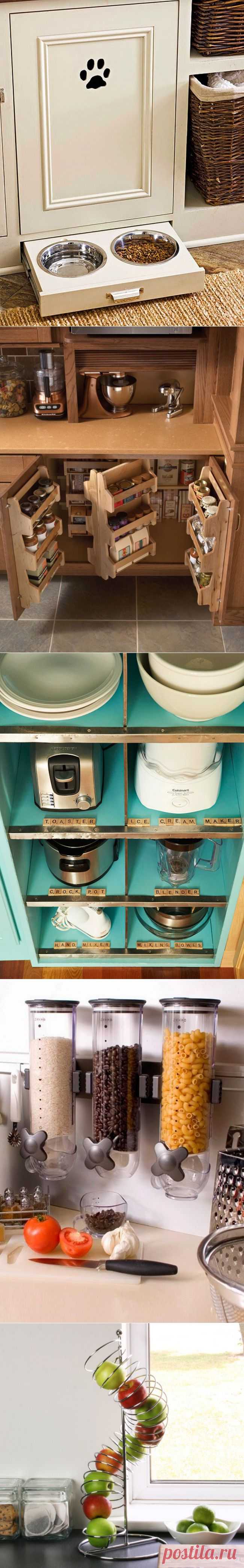 16 чертовски удобных способов сэкономить место на кухне