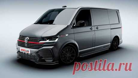 Volkswagen Transporter T6.1 Sportline 2021: описание нового фургона