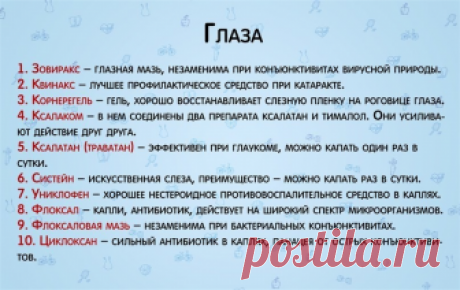 СПРАВОЧНИК - ИНФОРМАЦИЯ О ЛЕКАРСТВАХ по разным заболеваниям...