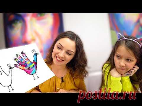 ПЯТЮНЯ ЧЕЛЛЕНДЖ Отгадай Рисунок по ЛАДОНИ /// Вики Шоу