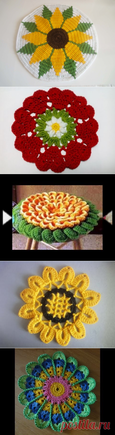 Салфетка ПОДСОЛНУХ Ч-1 Napkin SUNFLOWER P-1 - YouTube