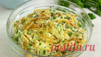 Вкусный салат «Диёр» с жареной картошкой: простое и праздничное блюдо