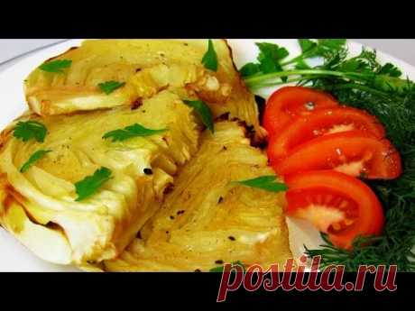 Капустные ломтики в духовке — простой и быстрый рецепт