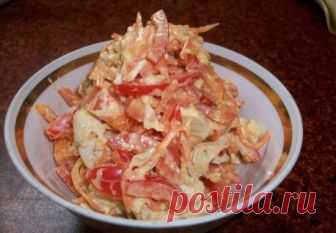 Салат с корейской морковкой и сладким перцем | ВилкаНож | Яндекс Дзен
