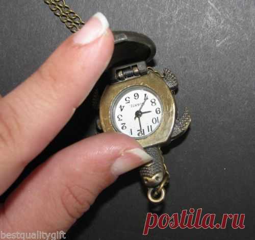Tyler Cody Designs Brass Gold Tone Turtle Locket Working Clock 32" Long Necklace | eBay