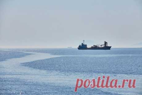 Kyodo: танкер «Остров Сахалин» застрял в Охотском море. Корабль находится примерно в 24 километрах от острова Хоккайдо.