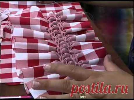 ▶ 20120112 PANO DE COPA COM BORDADO E CAPITONE 2 - YouTube