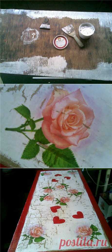 Декупаж стола - Ярмарка Мастеров - ручная работа, handmade
