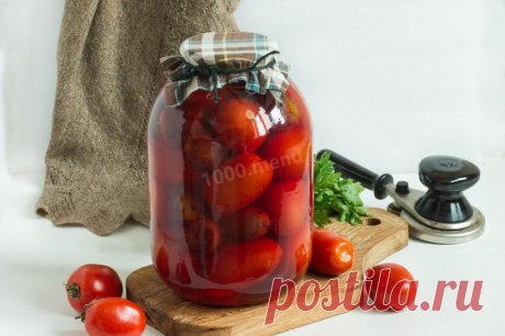 Помидоры со сливами на зиму рецепт с фото пошагово - 1000.menu