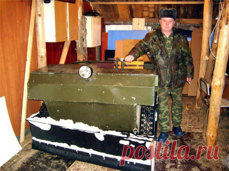 Вездеход 4x4 с бортовыми фрикционами