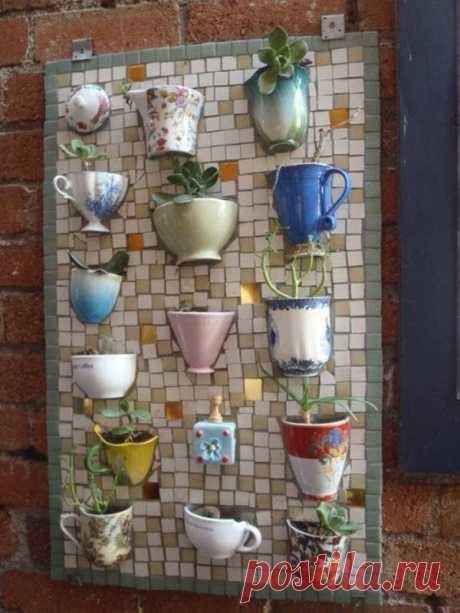 Mosaik basteln - Stein-Mosaik im Garten