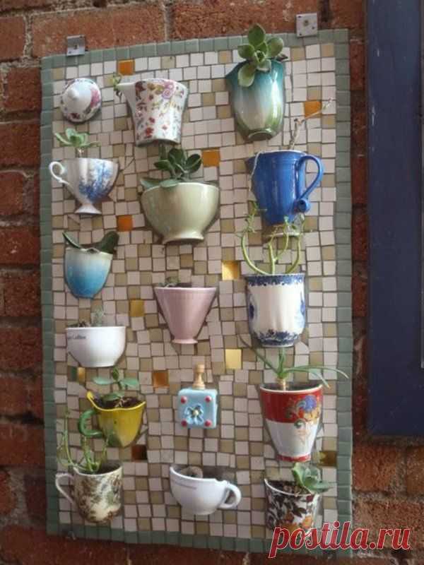 Mosaik basteln - Stein-Mosaik im Garten
