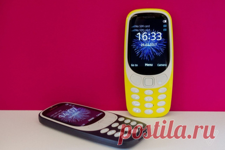 А вот и новая версия модели 3310 от Nokia