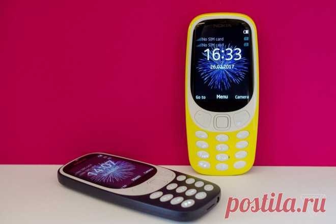 А вот и новая версия модели 3310 от Nokia