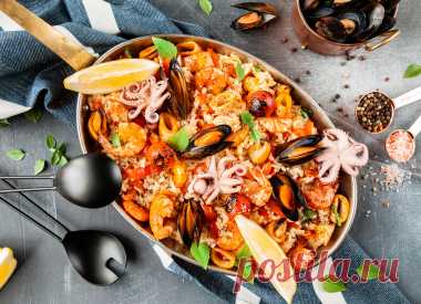 Паэлья с морепродуктами : рецепт с фото, как приготовить пошагово – Утконос Онлайн