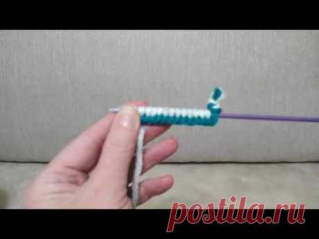 Набор петель с полого I- cord шнура