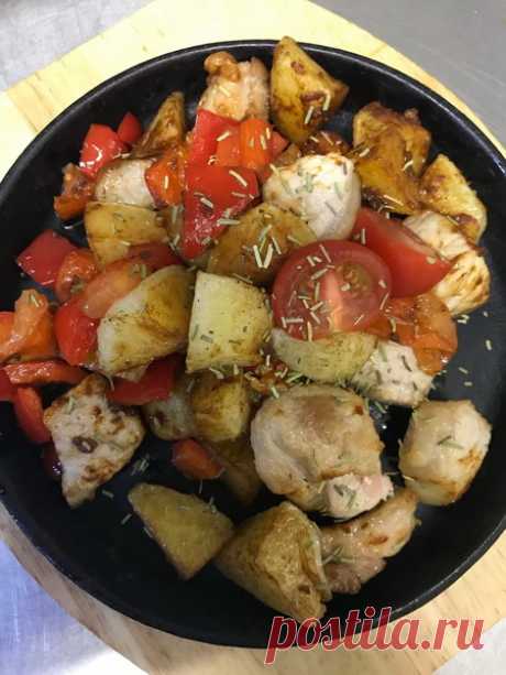 Грузинская жгучая скоблянка — казалось бы, просто обжаренное мясо с овощами, но получается бесподобно - Ваши любимые рецепты - медиаплатформа МирТесен