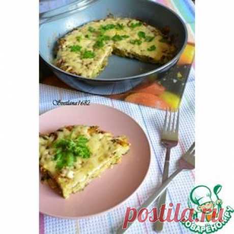 Картофельный пирог на сковороде