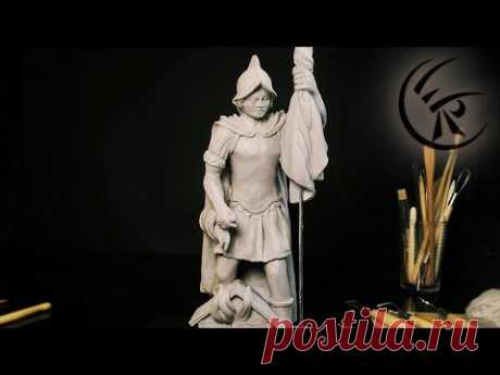 Sculpting "Saint Florian" ►► Timelapse