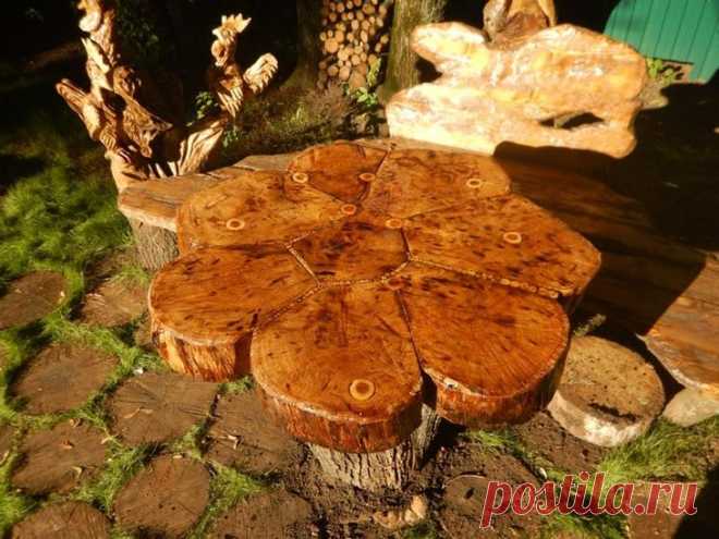 Дачные поделки из дерева