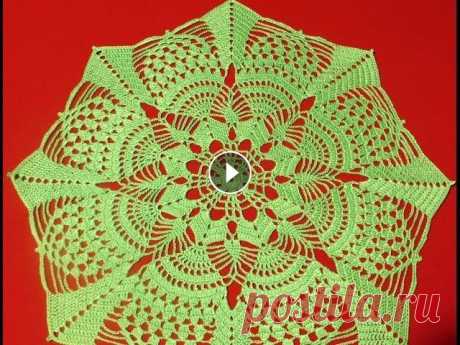 Салфетка крючком &quot;Летняя&quot;_Doily crochet Summer_Часть_1 #салфетка #салфеткакрючком #вязание В этом видео я предлагаю Вам связать вместе со мной небольшую ажурную салфету крючком, которую я назвала &quot;Летняя&quot;. В ней всего 27 рядов, вяз...