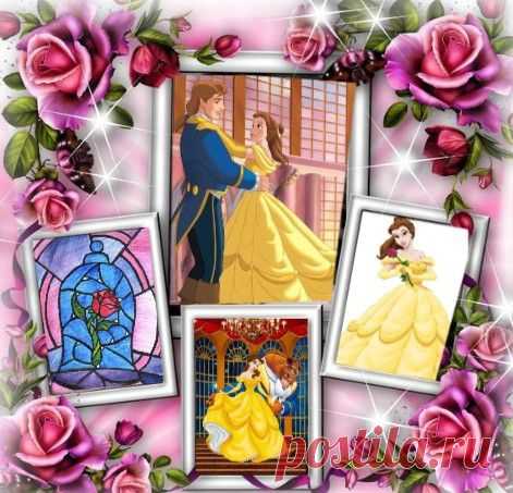 Disney Дисней принцессы Disney Princesses Белль belle Аленький цветочек Scarlet flower Принцесса