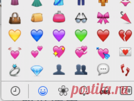 Список Emoji : Родные символы Emoji в МО и Android