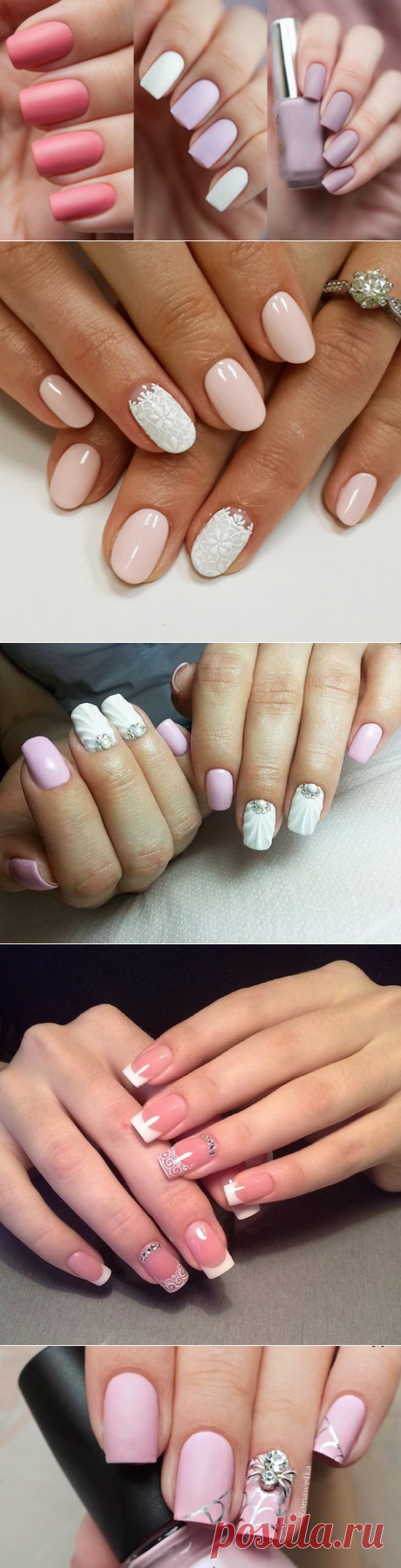 Модный весенний дизайн ногтей 2017-2018 - фото идеи весенний маникюр на короткие ногти | topxstyle.ru