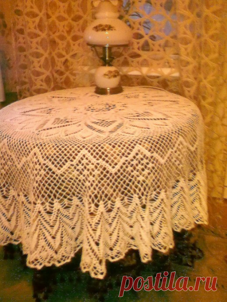 Скатерть крючком